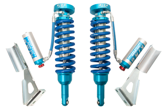 King 2.5 Front RR Coilover Shocks w/Adjusters for 2005-2022 Toyota Tacoma (25001-119A)