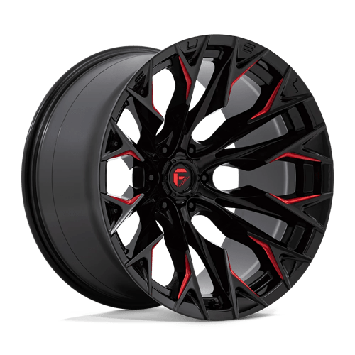 Fuel Off-Road D823 FLAME Black/Red Wheel 22X12 6x135 -44 (D82322208947)