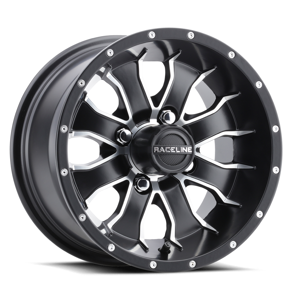 Raceline G77 Mamba Golf Black Wheel 12x7 4x101.6 -47mm (G77-27040-47)