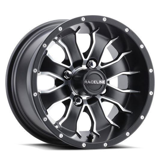 Raceline G77 Mamba Golf Black Wheel 12x7 4x101.6 -47mm (G77-27040-47)