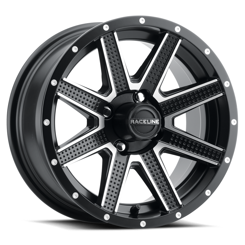 Raceline G92M Hostage Golf Black Wheel 12x7 4x101.6 -47mm (G92M-27040-47)