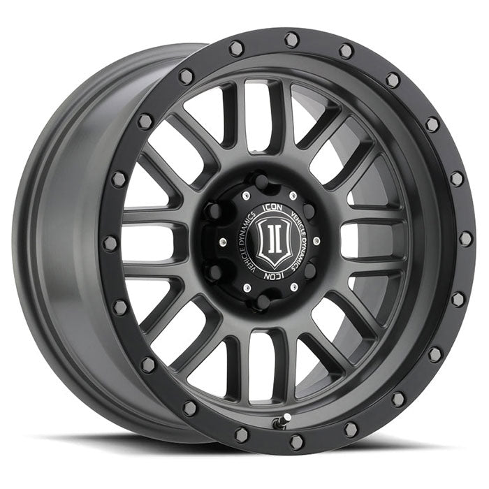 Icon Alloys Alpha Titanium Wheel 17 X 8.5 / 6 X 135 / 6MM / 5" BS (1217856350TT)