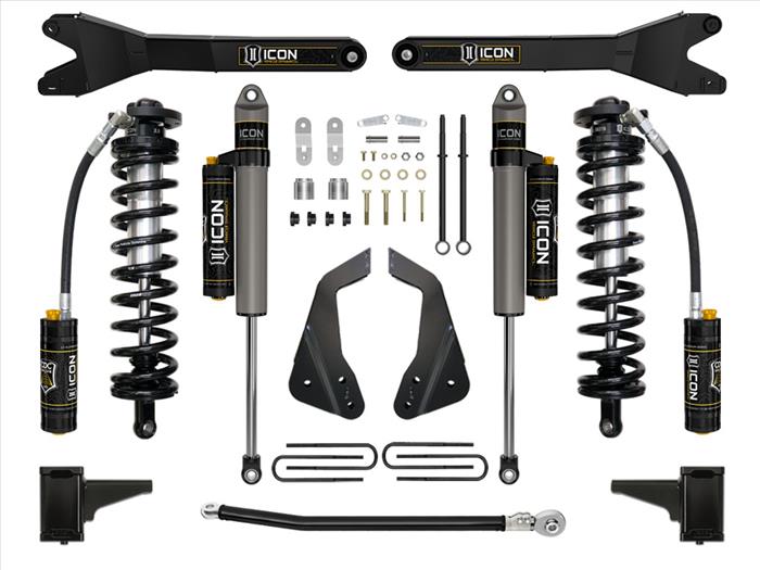 ICON 05-07 Ford F250/F350 4-5.5" Stage 4 Coilover Conversion System (K63114R)