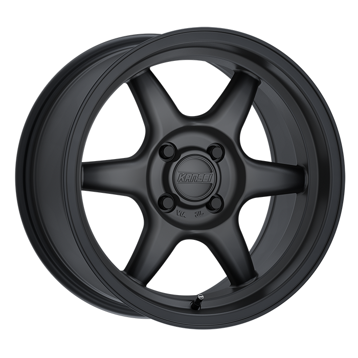 Kansei K11SB Tandem Satin Black Wheel 15x8 4x100 +25mm (K11SB-158010+25)