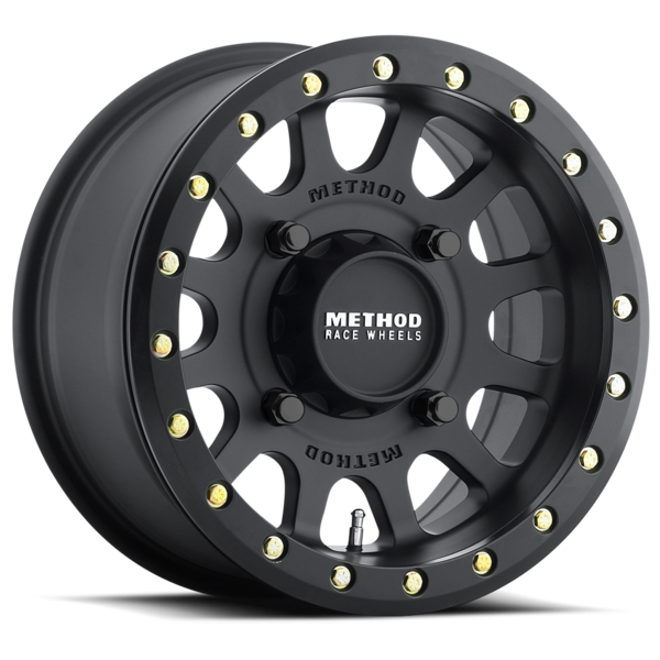 Method Race Wheels MR401 UTV Beadlock Black 15x6 5x4.5 +49mm (MR40156012551B)