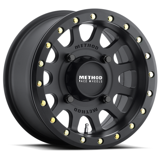 Method Race Wheels MR401 UTV Beadlock Black 15x7 5x4.5 +38mm (MR40157012552B)