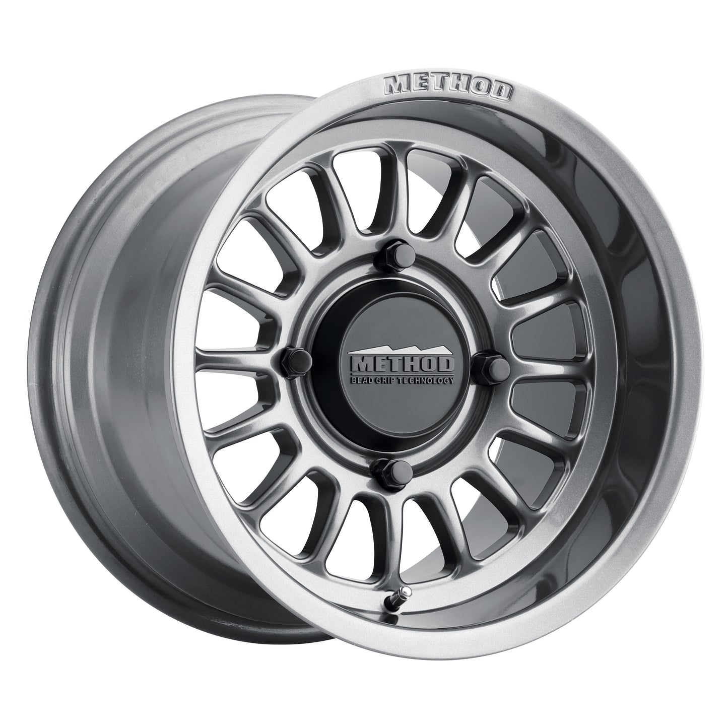 Method Race Wheels MR411 UTV Bead Grip Titanium 15x7 4x156 +13mm (MR41157046843)