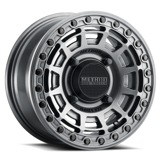 Method Race Wheels MR415 UTV Beadlock Graphite 15x7 5x4.5 +38mm (MR415570121252B)