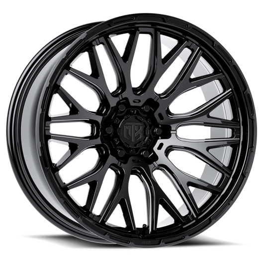 MTX TYPHOON GLOSS BLACK 20X9 6X135 +18mm (X303GB-29065+18)
