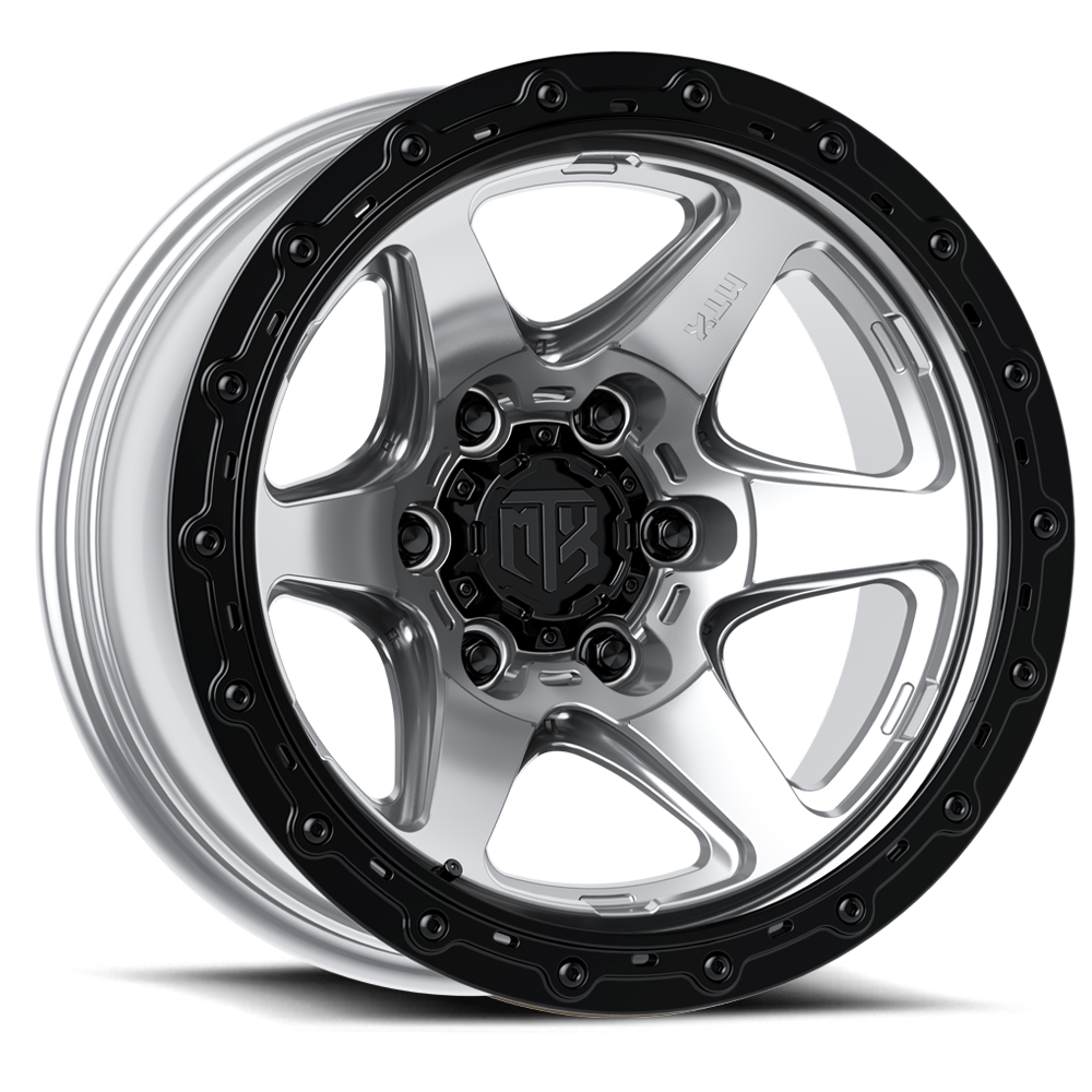 MTX SPITFIRE 6 MACHINED W/ BLACK RING 20X9 6X139.7 0mm (X300MB-29060-00)