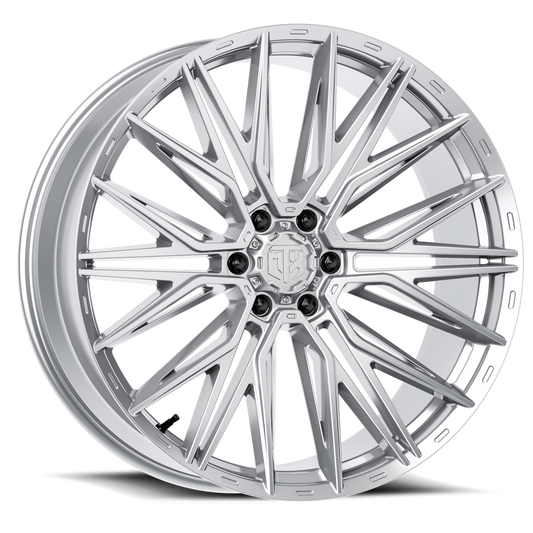 MTX GANGSTAR SILVER MACHINED 20X10 6X135 -18mm (X301SM-21065-18)