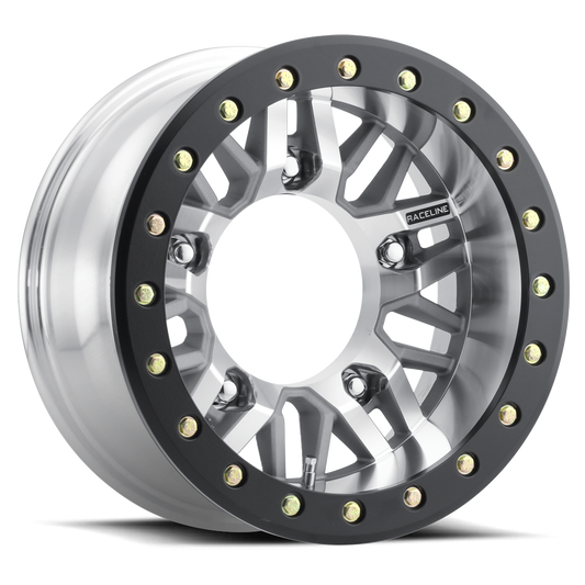 Raceline RT291M Ryno Beadlock Machined Wheel 17x6.5 5x205 -19mm (RT291M-76520-19)