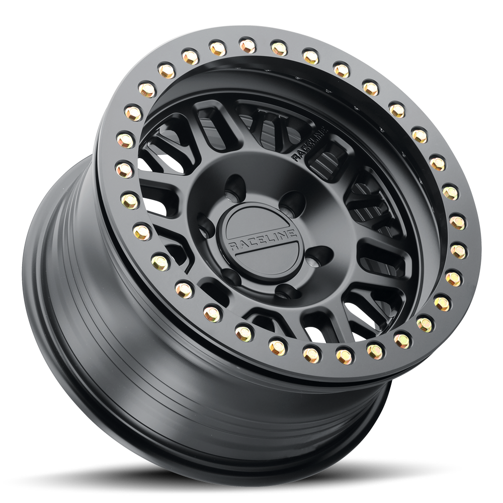 Raceline RT951B Ryno Cast Beadlock Black Wheel 17x9 6x135 -12mm/4.5"BS (RT951B-79065-12)
