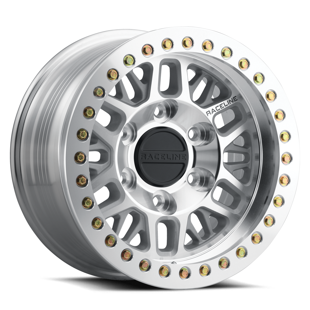 Raceline RT951M Ryno Cast Beadlock Machined Wheel 17x9 6x5.5 -38mm/3.5"BS (RT951M-79060-38)