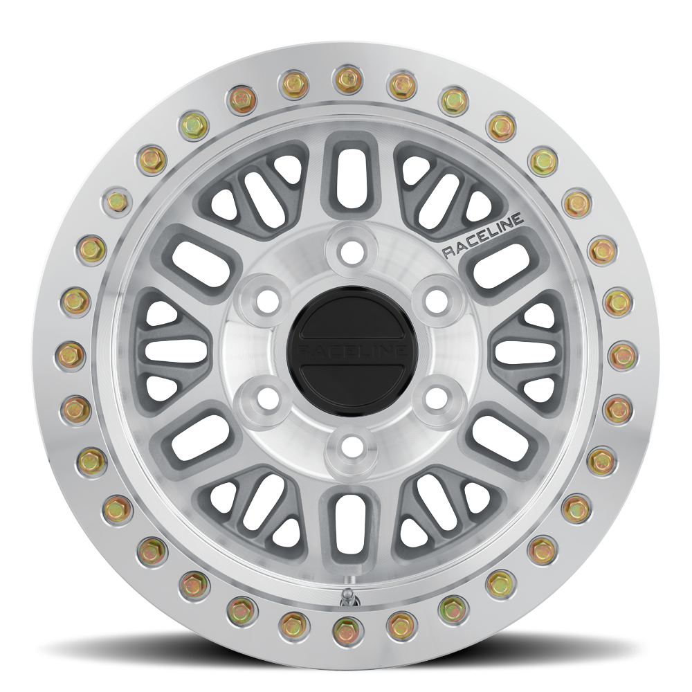 Raceline RT951M Ryno Cast Beadlock Machined Wheel 17x9 5x5 -38mm/3.5"BS (RT951M-79050-38)