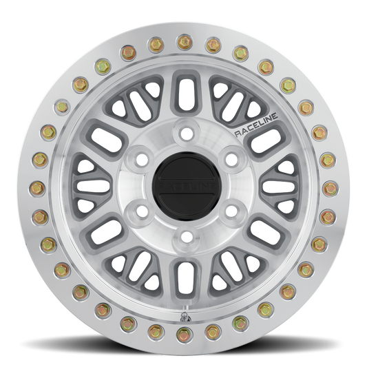 Raceline RT951M Ryno Cast Beadlock Machined Wheel 17x9 5x5 -38mm/3.5"BS (RT951M-79050-38)