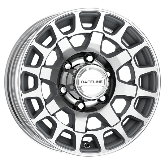 Raceline 873MC Backcountry Trailer Wheel Machined 16x6 8x6.5 0mm (873MC-66080)