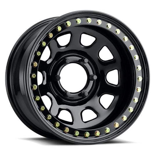 Raceline RT51 Daytona Beadlock Black Wheel 17x8 5x5.5 -25mm/3.5"BS (RT5178055)