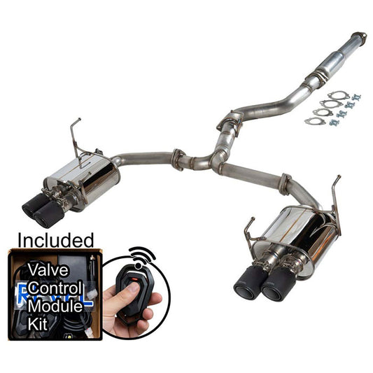 Revel Medallion Touring Premier Carbon Tips Exhaust for 2022-2025 Subaru WRX (T71206C)