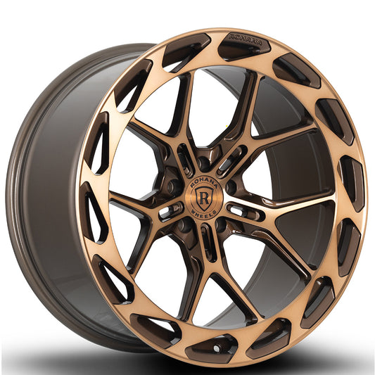 Rohana RFX19 Wheel 20x9 / 5x120 BP / +20 ET / 74.1 CB / Machine Bronze (RFX192095120BZ20)