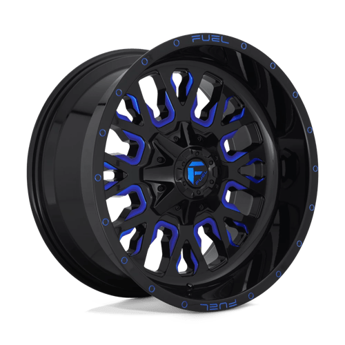 Fuel Off-Road D645 STROKE Black/Blue Wheel 20X12 8x170 -43 (D64520201747)