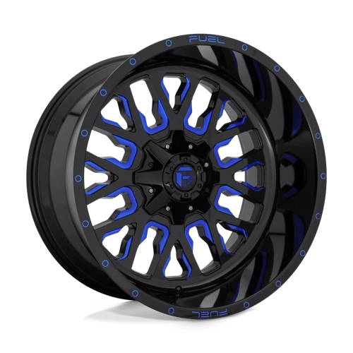 Fuel Off-Road D645 STROKE Black/Blue Wheel 22X12 8x170 -44 (D64522201747)