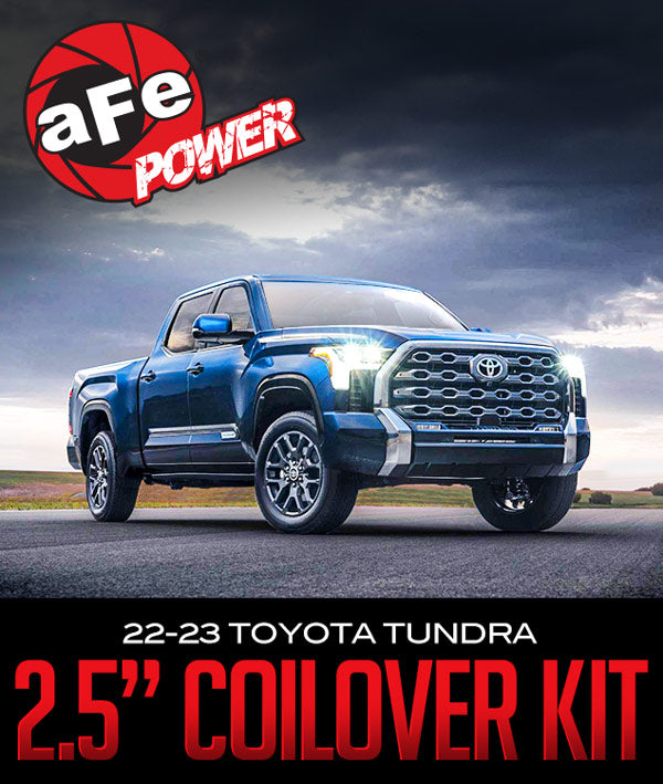 aFe Sway-A-Way 2.5 Front Coilover Kit for 2022-2023 Toyota Tundra
