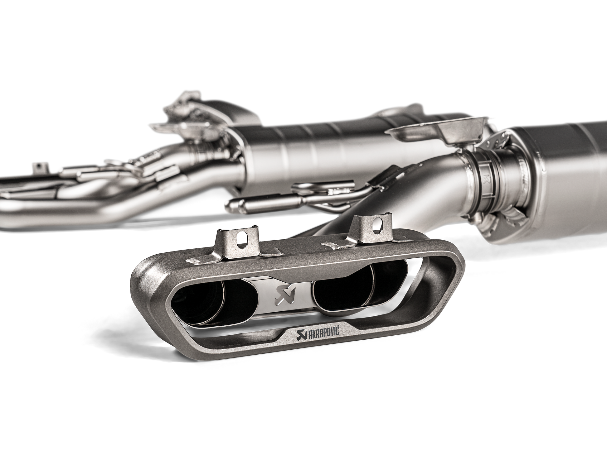 Akrapovic Slip-On Titanium Exhaust for 2021 Merceds G500/G550 W463A (S-ME/TI/17)