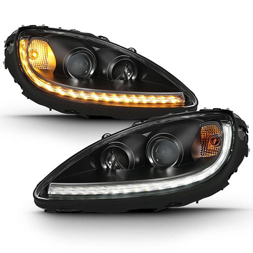 ANZO Projector Plank Style Switchback Headlights for 2005-2013 Chevrolet Corvette