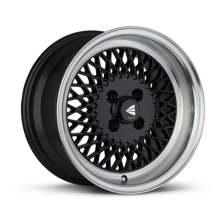 Enkei ENKEI92 Black Machined Lip Wheel 15x7 5x114.3 +38mm (465-570-6538BK)