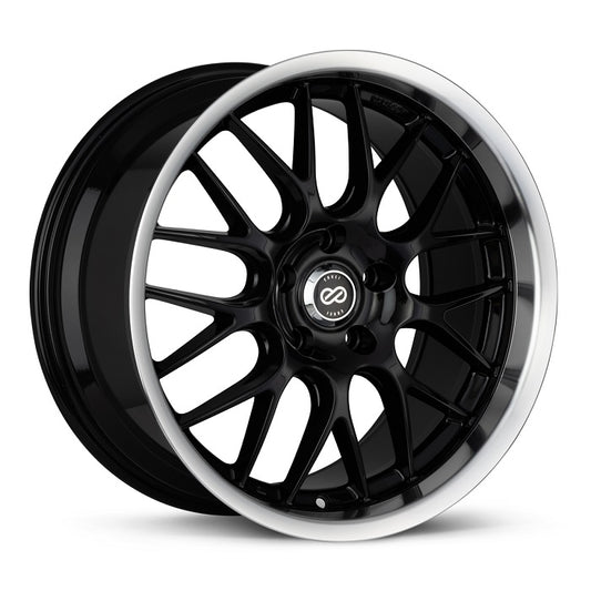 Enkei LUSSO Black Machined Lip Wheel 18x8 5x114.3 +40mm (469-880-6540BK)