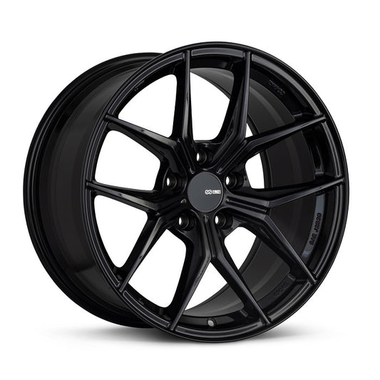 Enkei TSR-X Black Wheel 18x9.5 5x100 +45mm (529-895-8045BK)