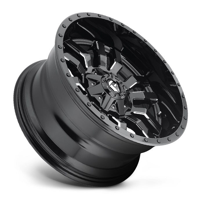 Fuel Off-Road D595 Sledge Gloss Black Milled Wheels