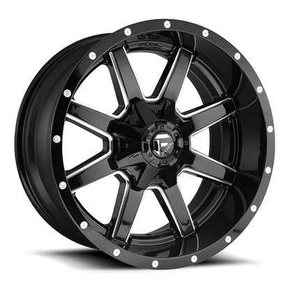 Fuel Off-Road D610 Maverick Gloss Black Milled Wheels