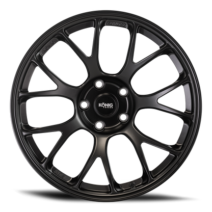 KONIG FORGED F1M 17x9 4x100 ET45 SATIN  BLACK