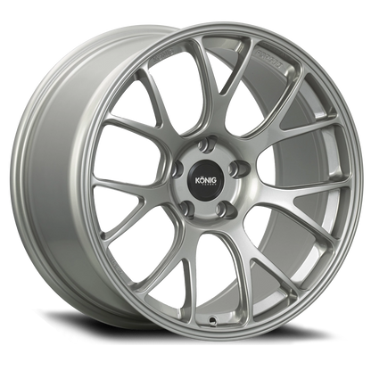 KONIG FORGED F1M 17x9 4x100 ET45 ASH SILVER