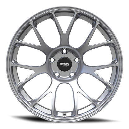 KONIG FORGED F1M 17x9 4x100 ET45 ASH SILVER