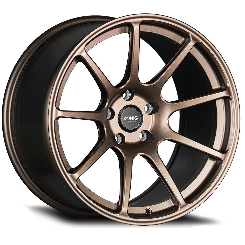 KONIG FORGED F5R 19x12 5x130 ET65 SATIN BRONZE