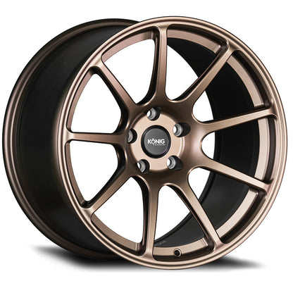 KONIG FORGED F5R 19x12 5x130 ET65 SATIN BRONZE