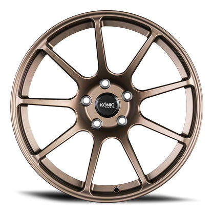 KONIG FORGED F5R 19x12 5x130 ET65 SATIN BRONZE