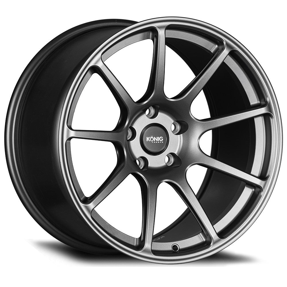 KONIG FORGED F5R 19x12 5x130 ET65 ASH SILVER