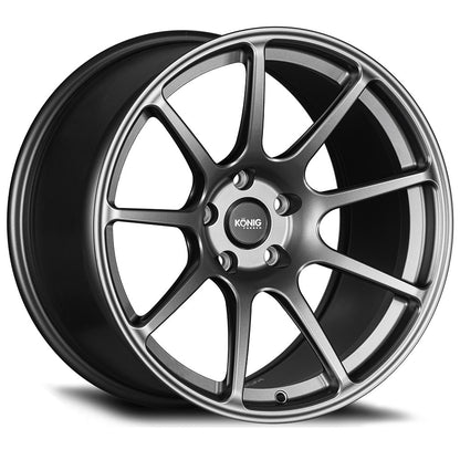 KONIG FORGED F5R 19x12 5x130 ET65 ASH SILVER