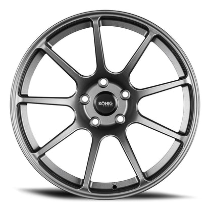 KONIG FORGED F5R 19x12 5x130 ET65 ASH SILVER