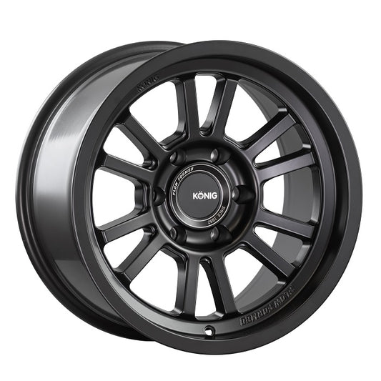 KONIG HT1 18x9 6x139.7 ET0 MATTE BLACK