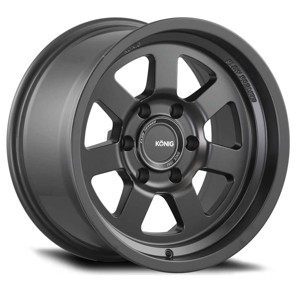KONIG HT2 17x9 5x127 ET-12 MATTE BLACK (H2975127N125)