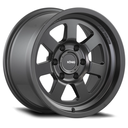 KONIG HT2 17x9 5x127 ET-12 MATTE BLACK (H2975127N125)