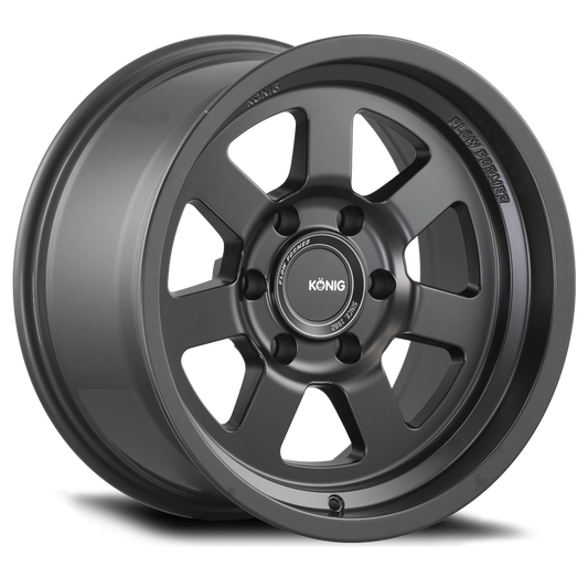 KONIG HT2 17x9 5x127 ET-12 MATTE BLACK (H2975127N125)