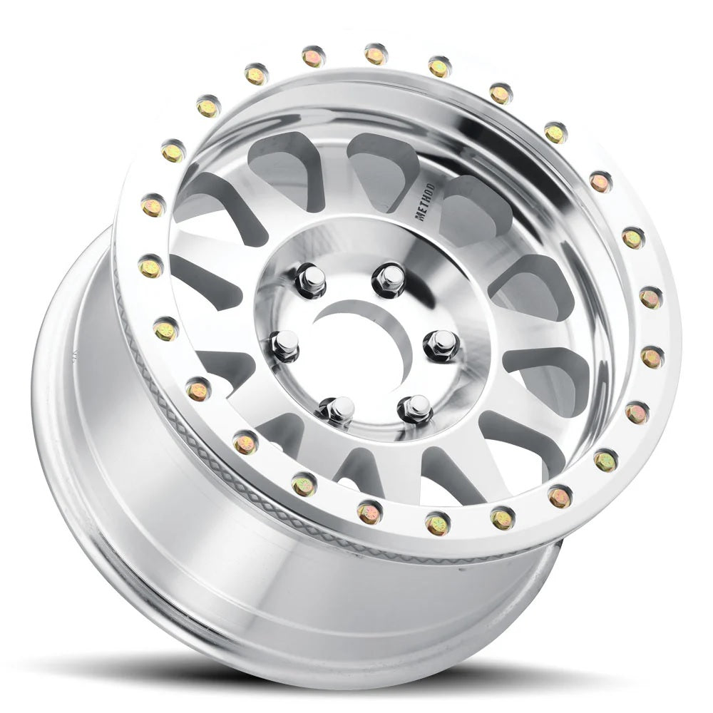 Method Race Wheels MR101 Beadlock Machined 17x9 6x6.5 -12mm (MR10179070312BR)