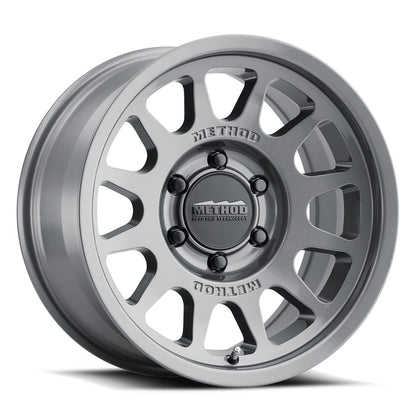 Method Race Wheels MR703 Bead Grip HD Titanium 18x9 6x5.5 +40mm (MR70389093840H)