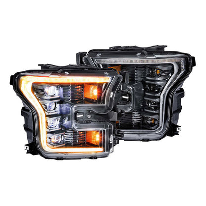 Morimoto XB LED Amber DRL Headlights for 2015-2021 FORD F-150 (LF502-A.2-ASM)